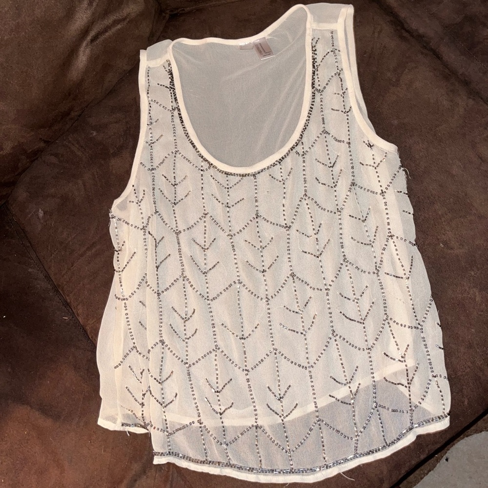 Forever 21 tank top with sparkles